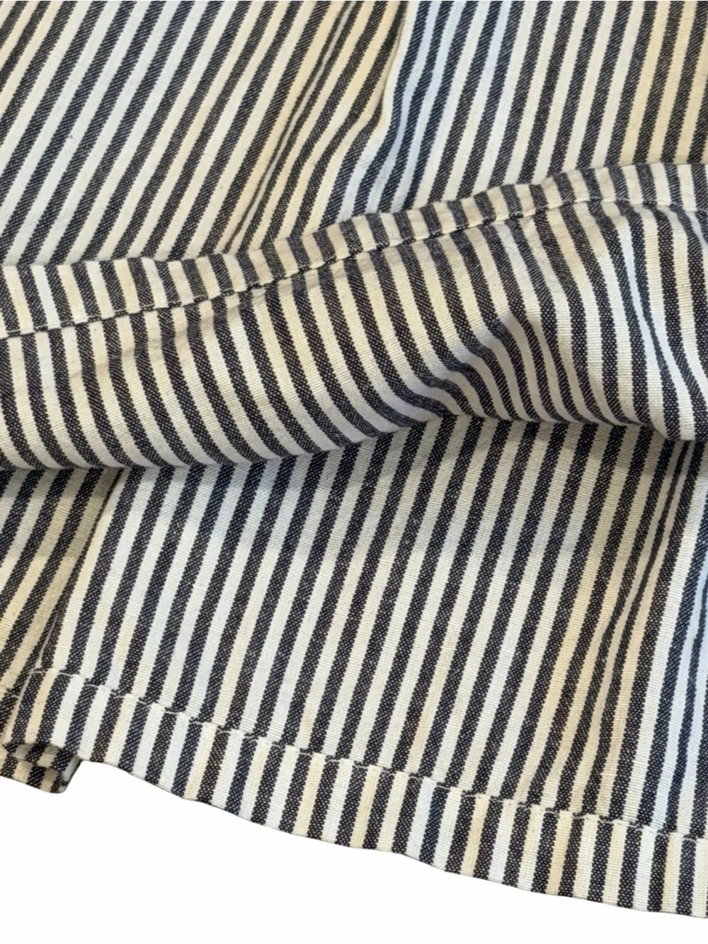 Like New, Lilly & Sid, Sleeveless Navy & White Striped Dress with Appliqué, 4-5